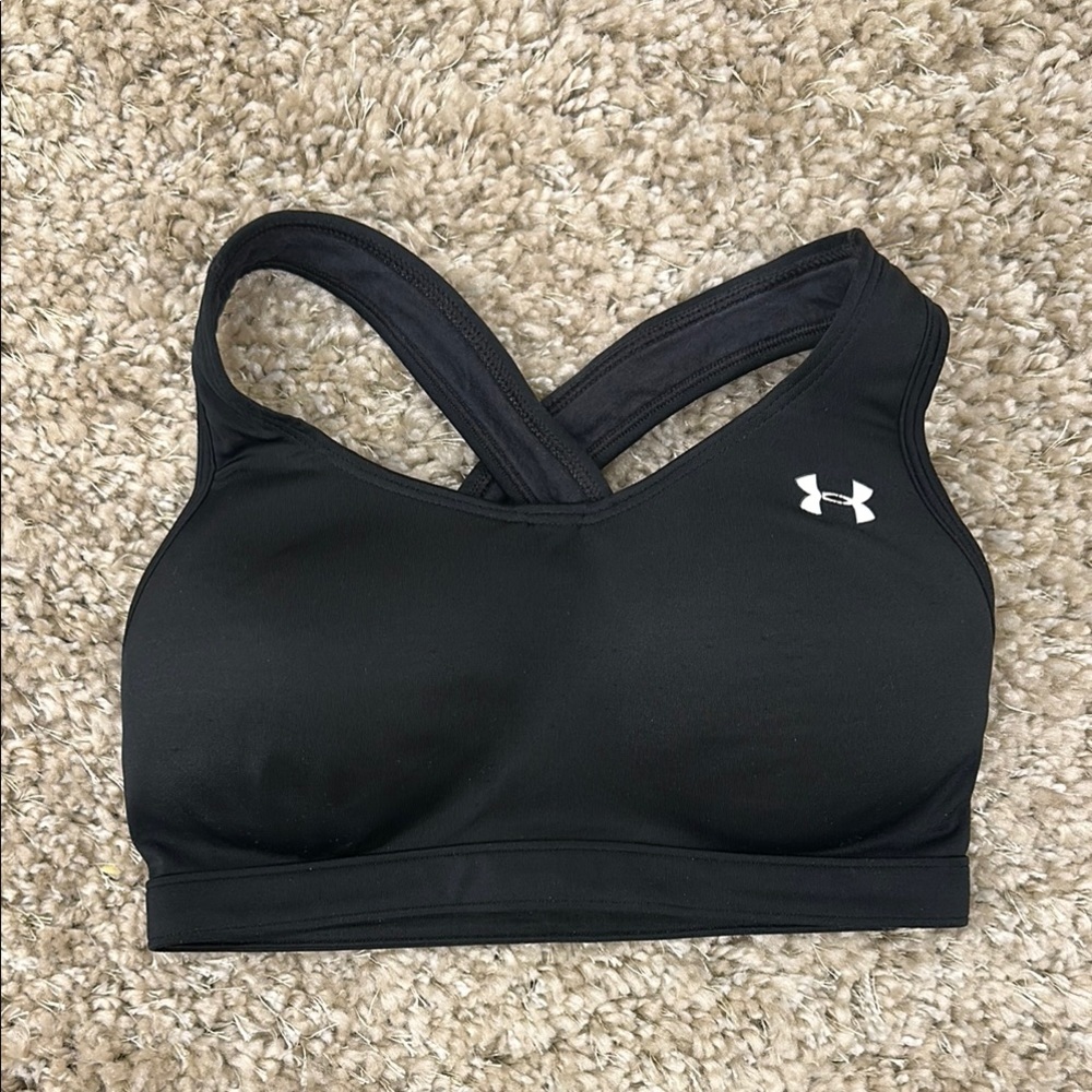 Under Armour Women's Black Sports Bra. Women’s small